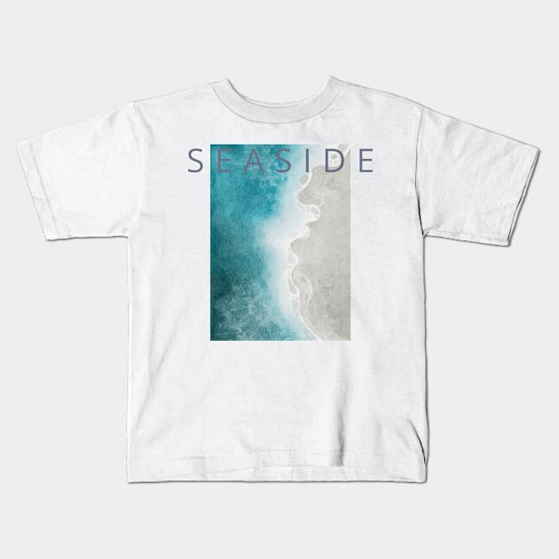 Seaside, beach, summer , sun Kids T-Shirt by T-SHIRT-2020
